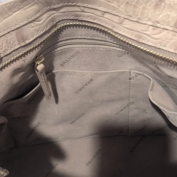 Brahmin Melbourne Ruby Satchel Euc